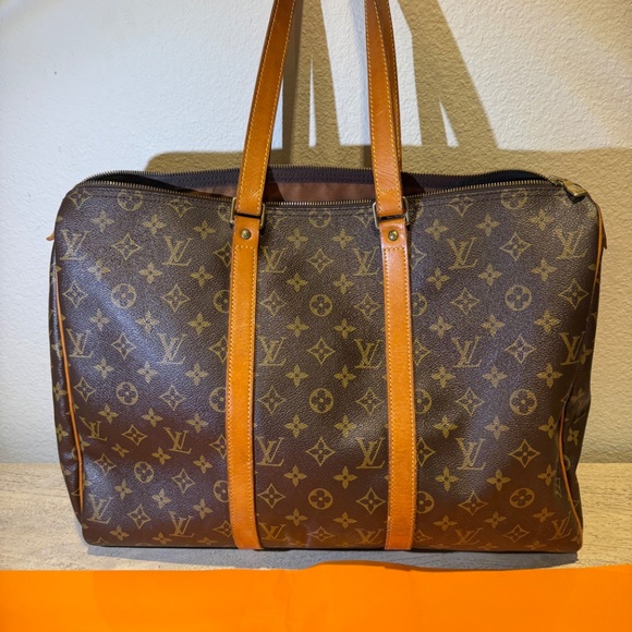 LOUIS VUITTON Monogram Flanerie Travel Tote Large LV Bag 19x13x6 - Picture 2 of 16